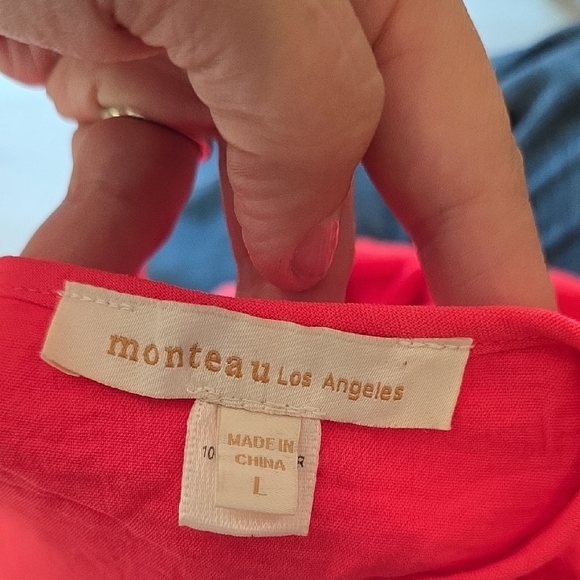 Monteau Coral Midi Dress - Picture 5 of 10